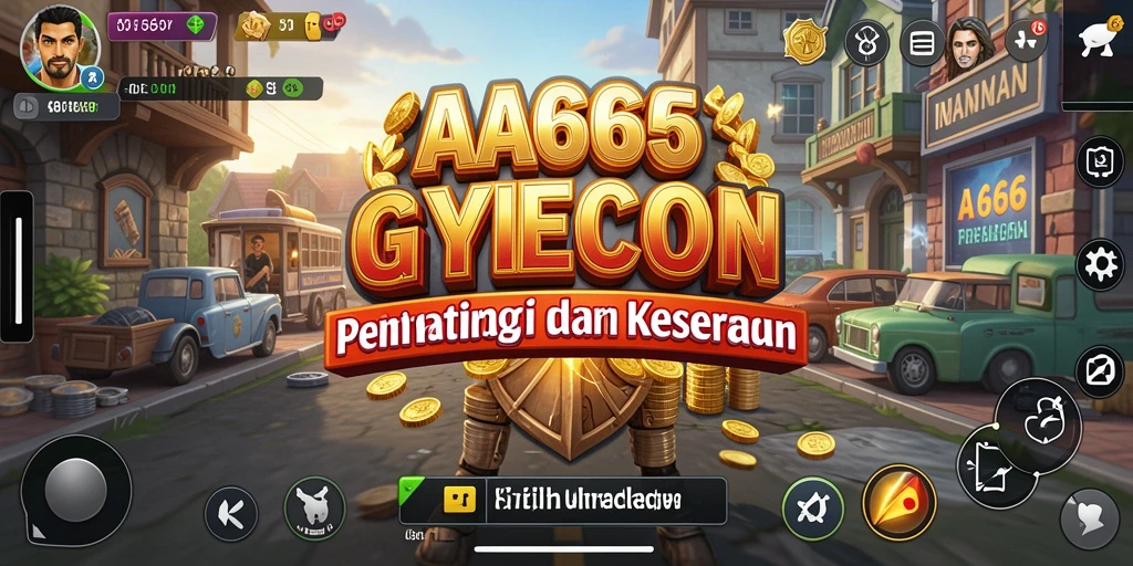 Screenshot gameplay AA666 menampilkan aksi manajemen bisnis yang seru.