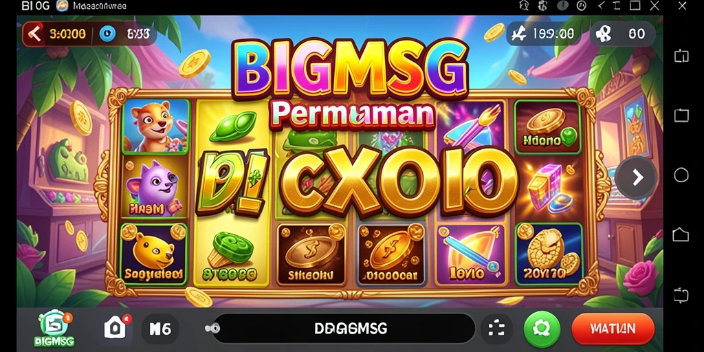 Screenshot gameplay BIGMSG yang memukau dan menarik perhatian.