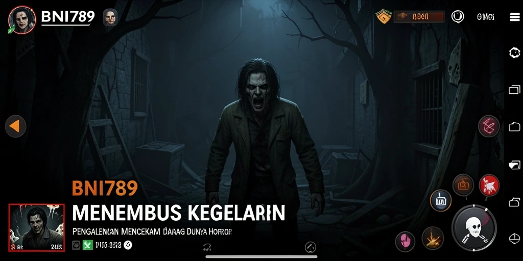 Tampilan gameplay BNI789 yang menyeramkan dan menegangkan.
