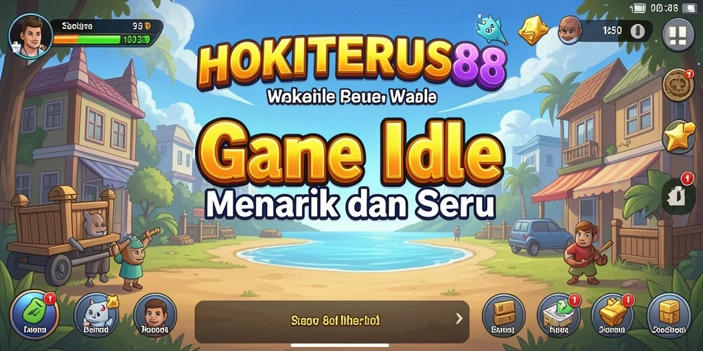 Tampilan gameplay HOKITERUS88 yang menarik dan penuh warna.