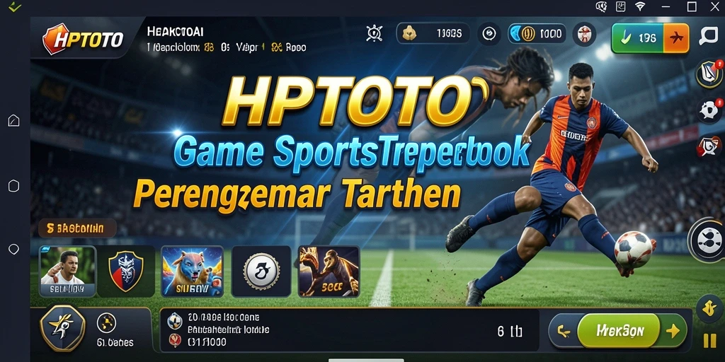 Screenshot HPTOTO menunjukkan pengalaman taruhan olahraga yang seru.