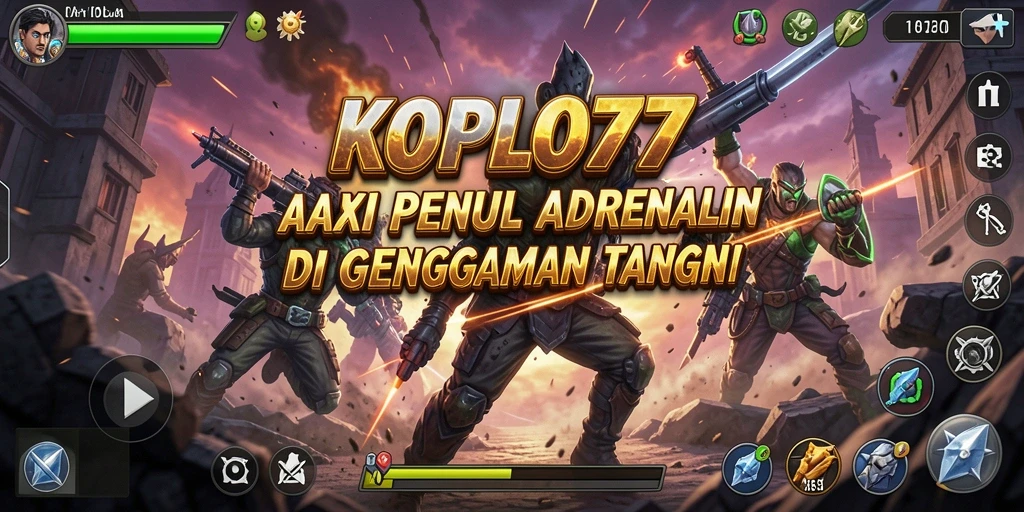 Tampilan gameplay KOPLO77 yang menegangkan dan seru.