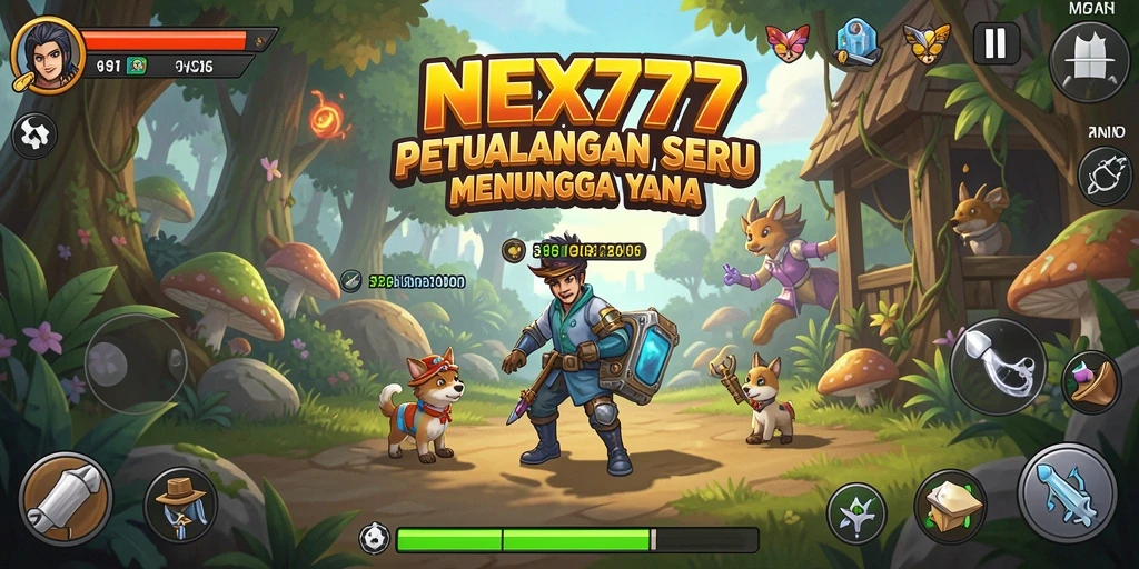 Gameplay seru di dunia petualangan yang penuh misteri.