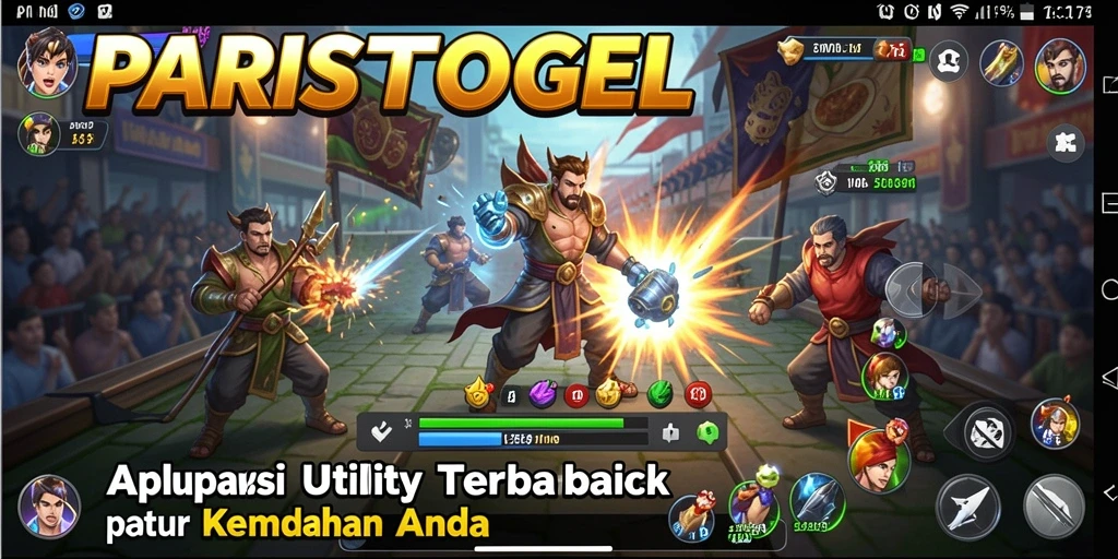 Tampilan antarmuka pengguna PARISTOGEL yang intuitif dan informatif.