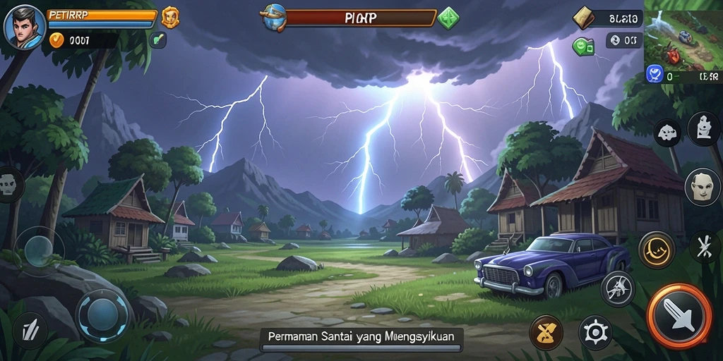 Tangkapan layar utama PETIRRP dengan gameplay yang mengasyikkan.