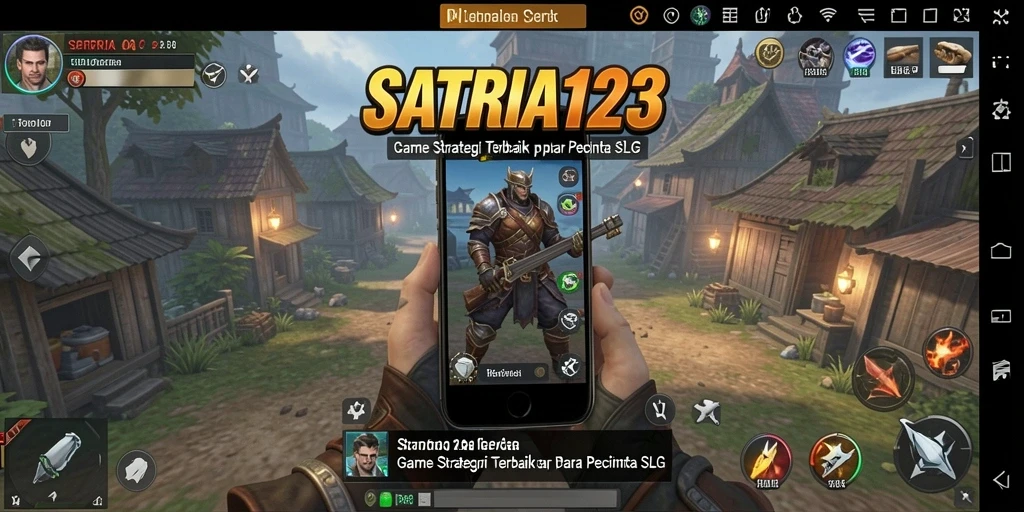 Tampilan screenshot SATRIA123 yang menunjukkan aksi strategis dalam permainan.