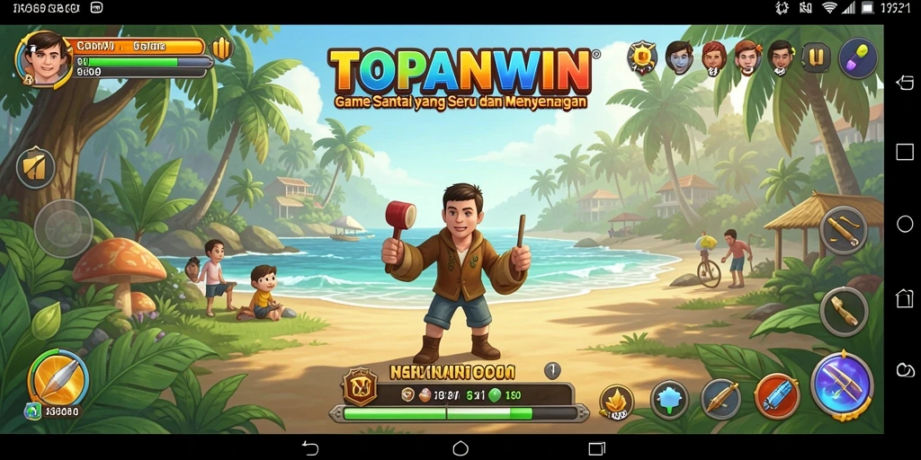 Tampilan menarik gameplay TOPANWIN dengan aksi seru.