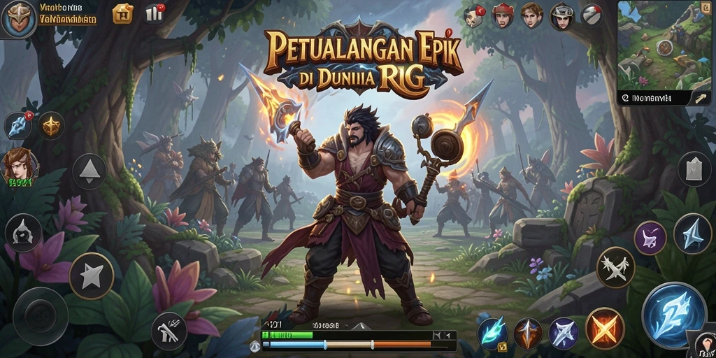 Gameplay RPG yang mengasyikkan dan penuh petualangan.