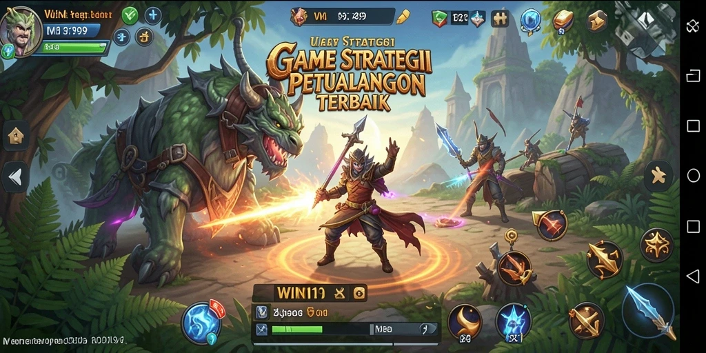 Tangkapan layar gameplay <strong>WIN199</strong> yang menunjukkan strategi dan pertarungan seru.
